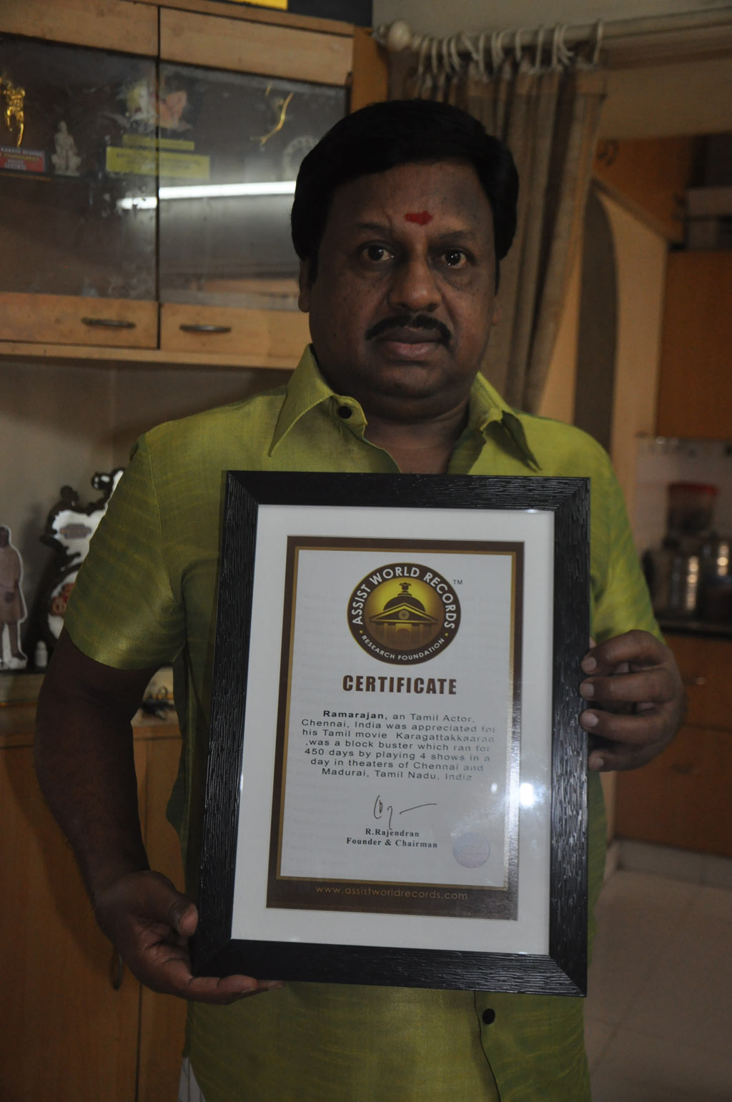 Lifetime Achievement Award for Ramarajan